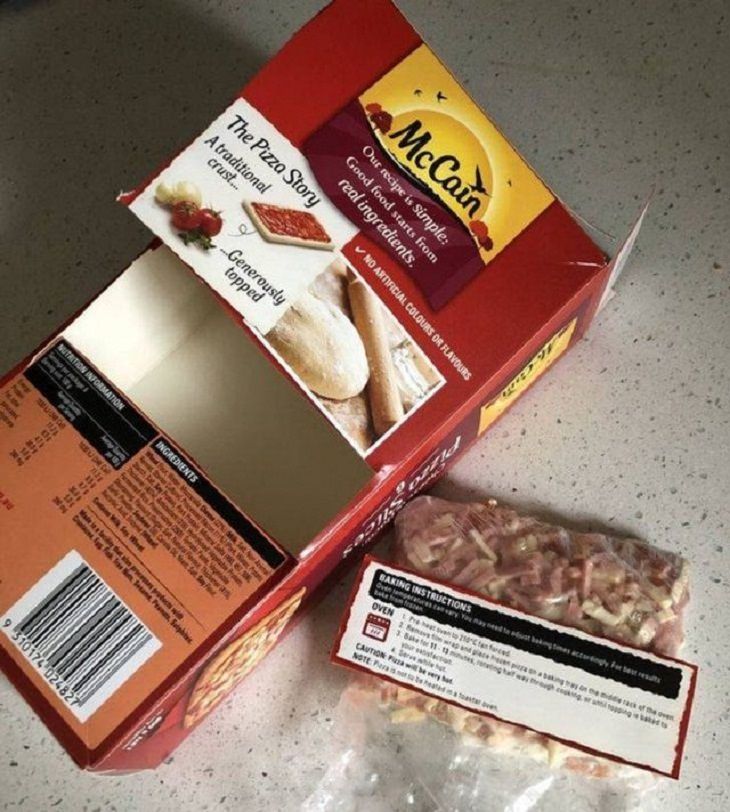 Trucos De Cocina, instrucciones de las cajas