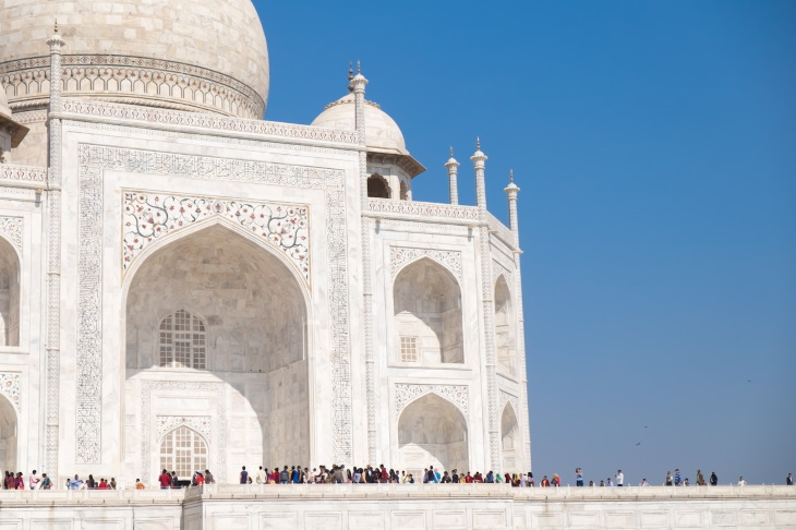 Arquitectura Del Sur De Asia, Taj Mahal en Agra, Uttar Pradesh, India‎