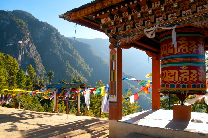 Arquitectura Del Sur De Asia, Nido del tigre en Paro Valley, Bután