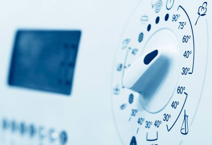 Guía de temperaturas de lavadoras, Agua caliente