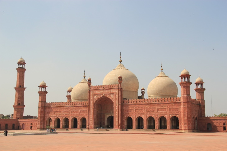 Arquitectura Del Sur De Asia, Mezquita Badshahi en Lahore, Pakistán