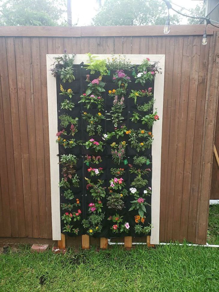 Ideas y trucos creativos de jardinería jardín vertical