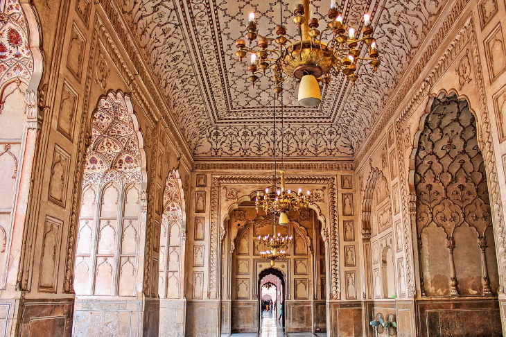 Arquitectura Del Sur De Asia, Mezquita Badshahi en Lahore, Pakistán