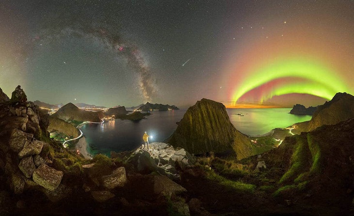 Fotógrafo De Auroras Boreales Del 2022, Inicio de Giulio Cobianchi