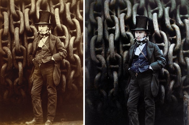 Fotos Históricas a Color, Isambard Kingdom Brunel,
