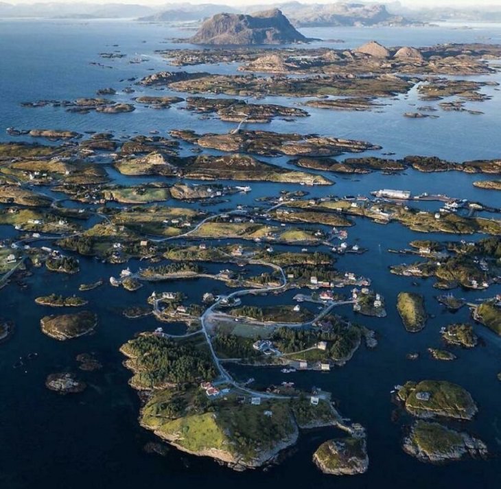Ejemplos de ingeniería, Un archipiélago en Noruega