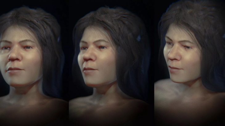 Reconstrucciones faciales antiguas - Mujer paleolítica de Chequia