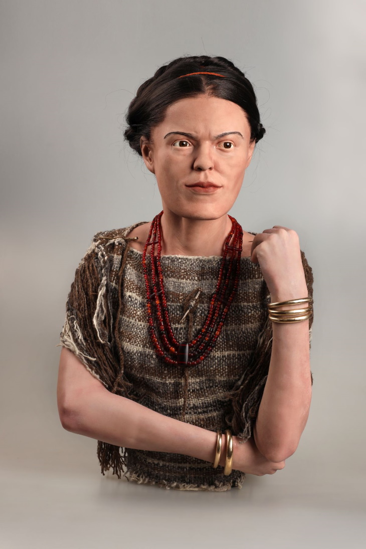 Reconstrucciones faciales antiguas - Mujer de la Edad de Bronce de la República Checa