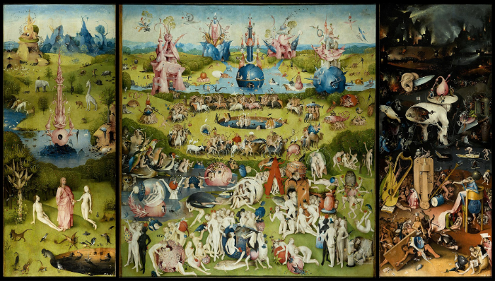 El jardín de las delicias, de Hieronymus Bosch, 1490-1510