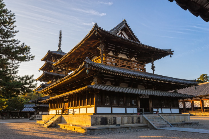 Arquitectura japonesa Templo Horyu (Hōryū-ji)