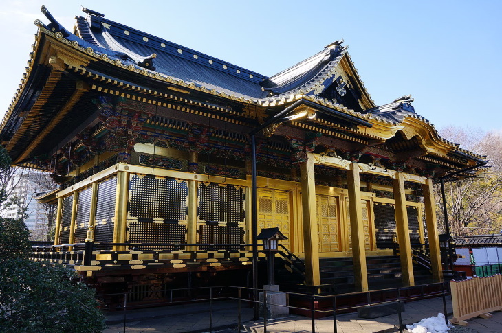Arquitectura japonesa Puerta del Santuario Toshogu (Tōshō-gū Yōmeimon)