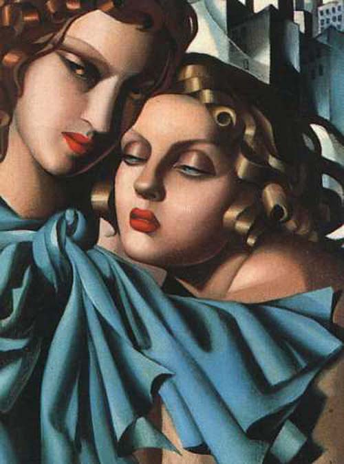 El Arte de Tamara de Lempicka, Las chicas, 1930, óleo sobre lienzo, 