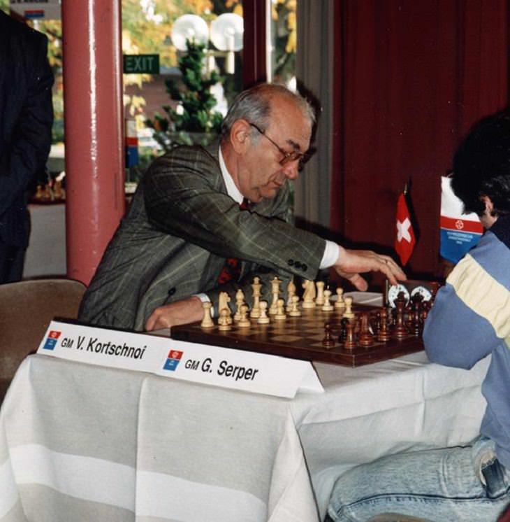 Viktor Korchnoi, el primer gran maestro de ajedrez ruso en desertar de la Unión Soviética