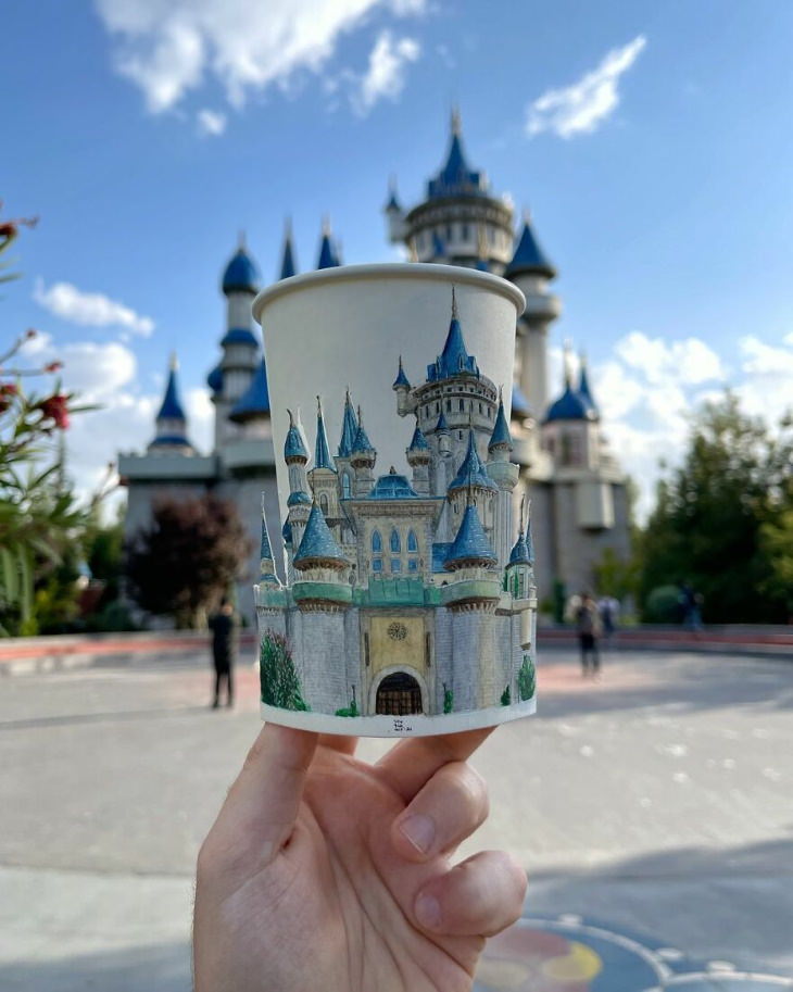  Diseños de Berk Armagan Disney castillo