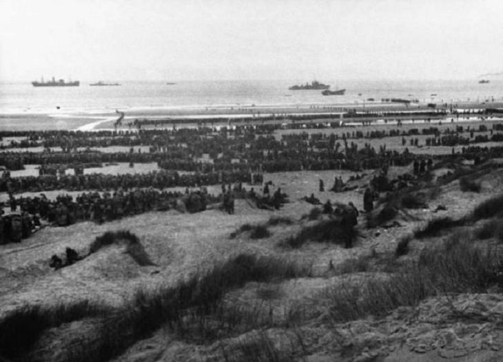 Momentos Históricos Capturados En Fotos, Evacuación de las tropas aliadas durante la Evacuación de Dunkerque