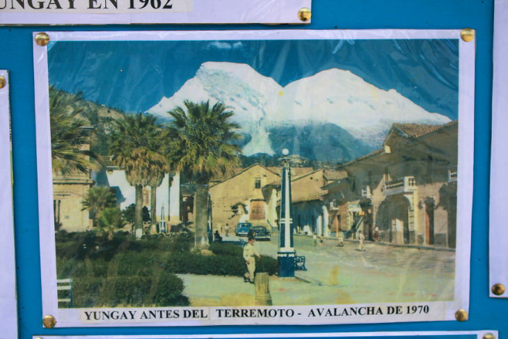 La ciudad peruana de Yungay, antes de la catástrofe