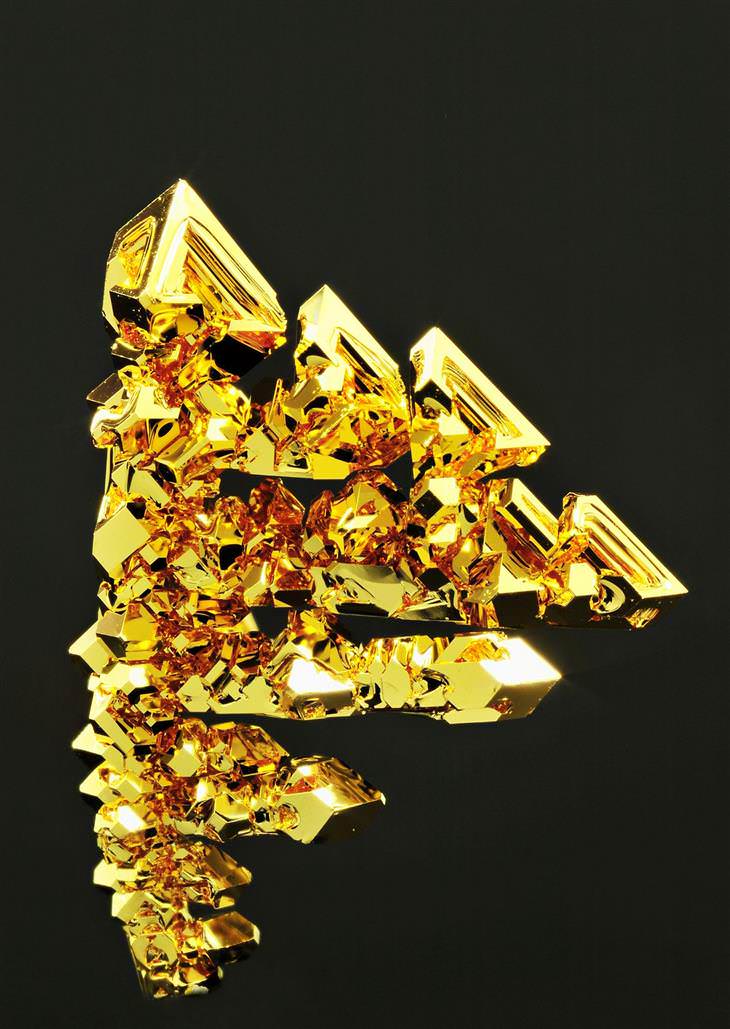 Hermosos Cristales y Piedras Preciosas, Oro en su forma natural