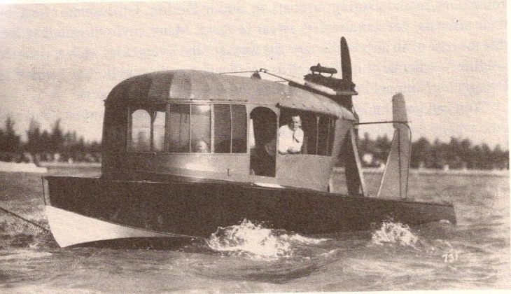 Vehículos inusuales de época, bote de aire Curtiss "Scooter" de 1920 