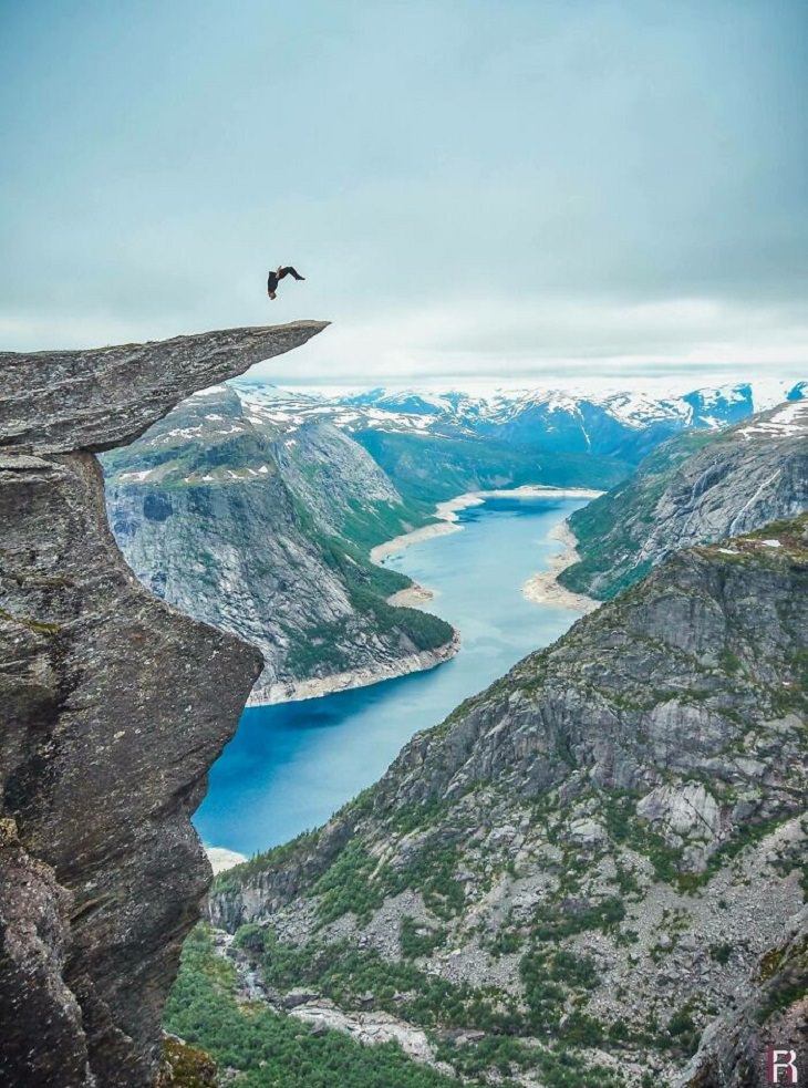 Miedo a las alturas, Trolltunga, Noruega