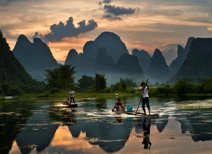Fotos de viajes pintorescos, suroeste de China