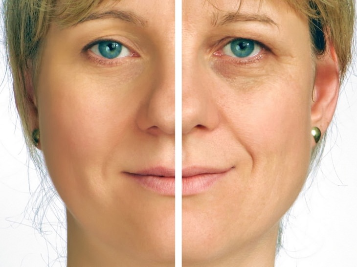 Revertir los signos de envejecimiento, rostro, piel