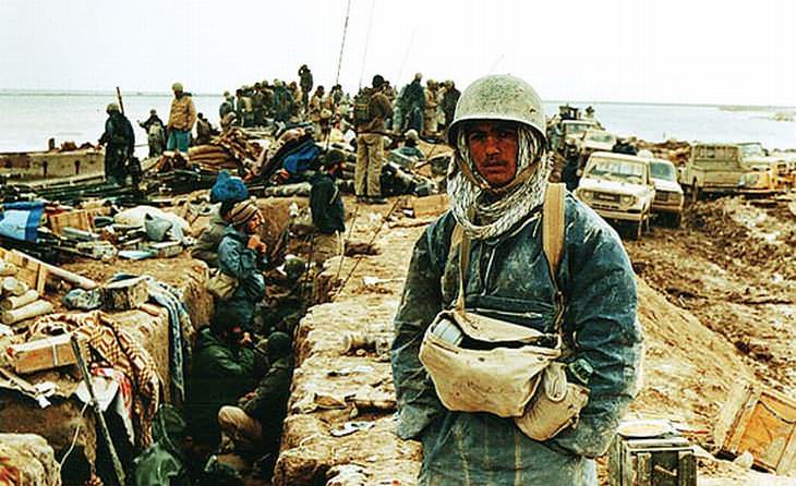 Fotos raras de época, Soldados iraníes durante la guerra entre Irán e Irak, 1982