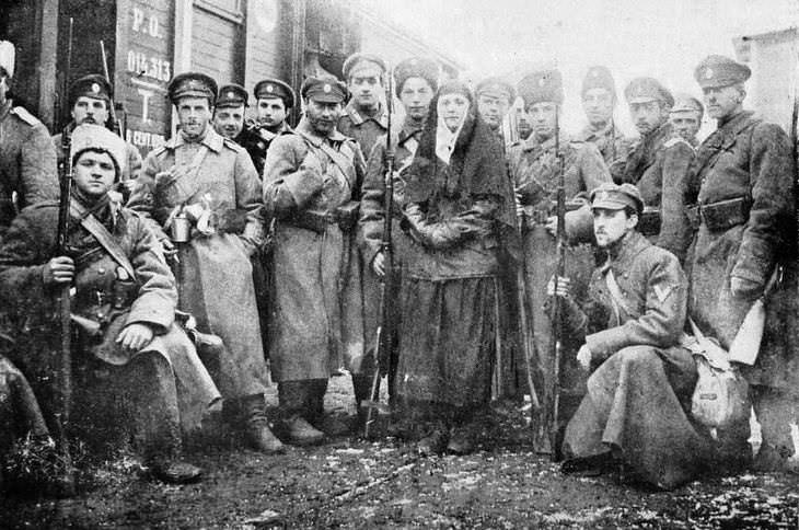 Fotos antiguas. Ejército voluntario anti bolchevique, 1918