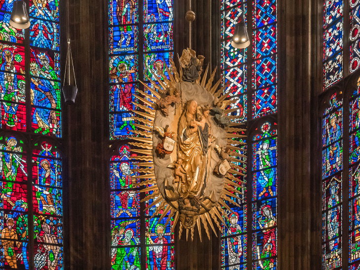 Vidrieras de la Catedral de Aquisgrán - Aquisgrán, Alemania