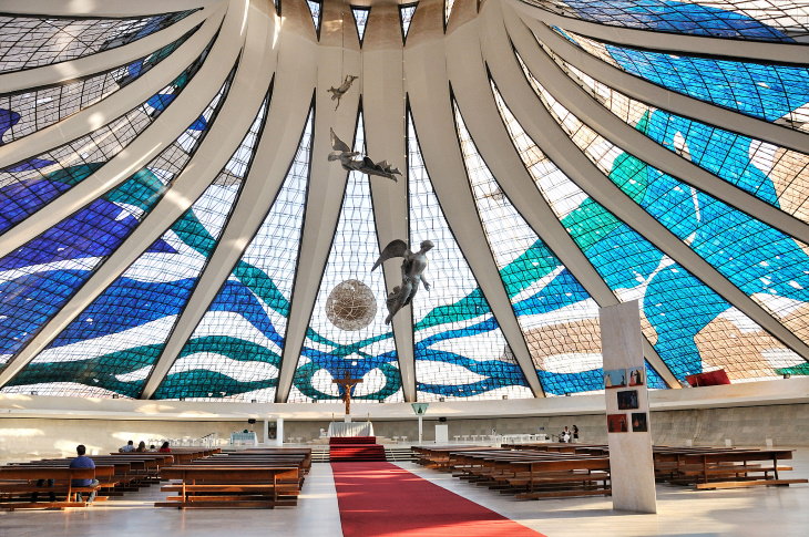 Vidrieras de la Catedral de Brasilia - Brasilia, Brasil