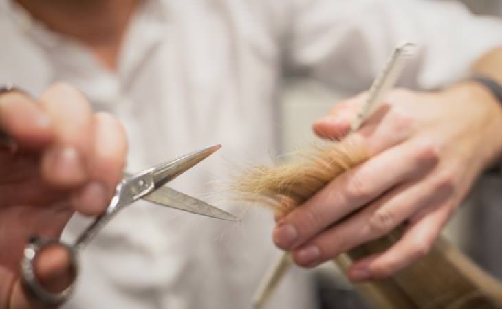 Consejos para el crecimiento del cabello, corte de pelo