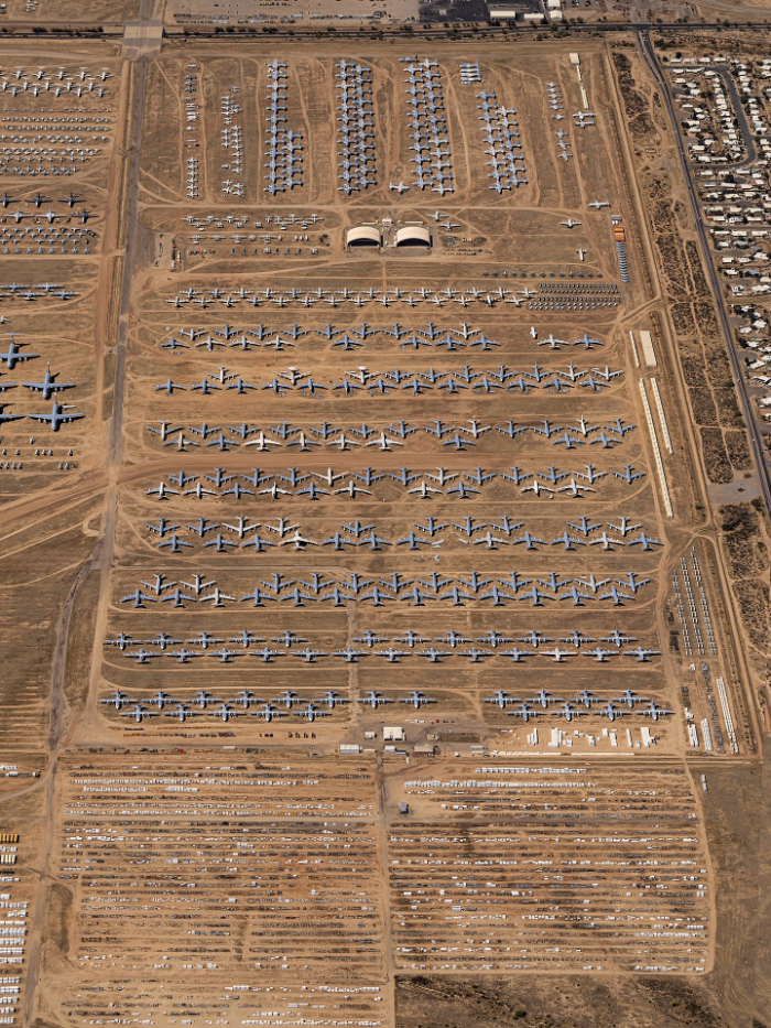 Aéreas de Bernhard Lang - Base de la Fuerza Aérea Davis-Monthan en Tucson