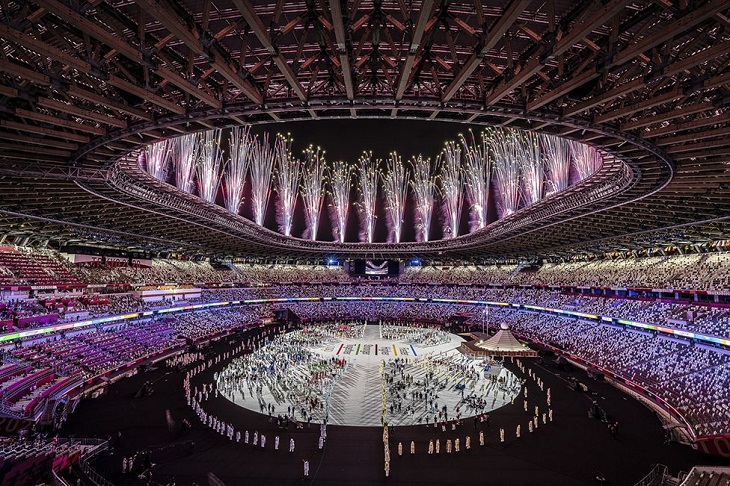 Fotografías Deportivas Del 2022, Ceremonia de apertura de los Juegos Olímpicos de Tokio 2020.