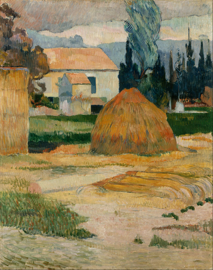 Paul Gauguin -  10. Paisaje cerca de Arles 1888