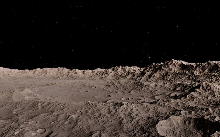 Evidencia Muestra Que Existe Agua En La Luna, cráter lunar