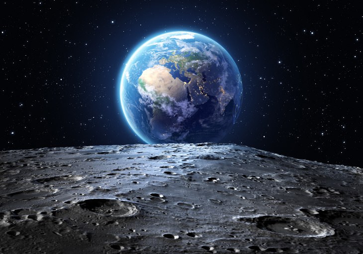Evidencia Muestra Que Existe Agua En La Luna, planeta Tierra