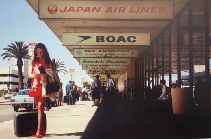 Fotografías Históricas, Aeropuerto Internacional de Los Ángeles en la década de 1970