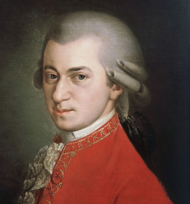 Sonata De Mozart y Epilepsia, retrato de Mozart