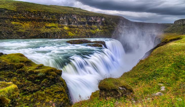 El Círculo Dorado De Islandia, la cascada de Gullfoss