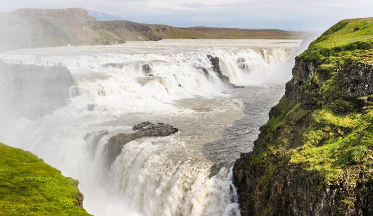 El Círculo Dorado De Islandia, la cascada de Gullfoss