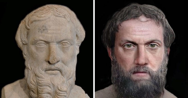 Reconstrucción Facial De Personajes Históricos, El historiador griego Heródoto