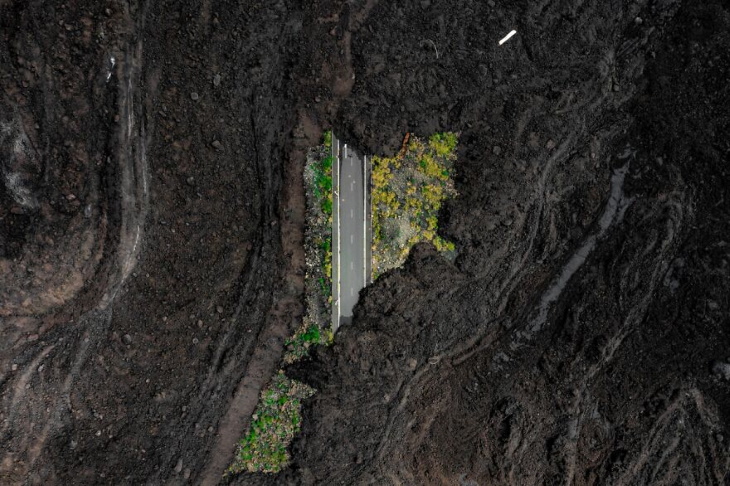 Fotografías Con Drones, Consecuencias de la erupción del volcán de La Palma de Enrico Pescantini