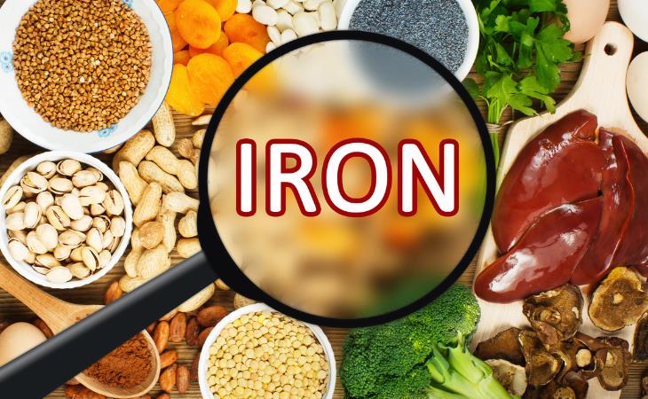 Alimentos Que Te Ayudan En El Período, Alimentos ricos en hierro