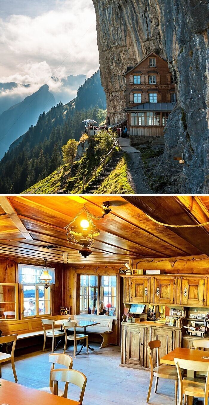 Hoteles Asombrosos Del Mundo, Aescher Cliff Hotel - Suiza
