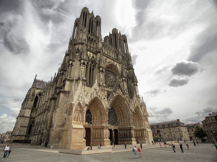 Catedral de Notre Dame de Reims (Catedral de Reims), Reims, Francia
