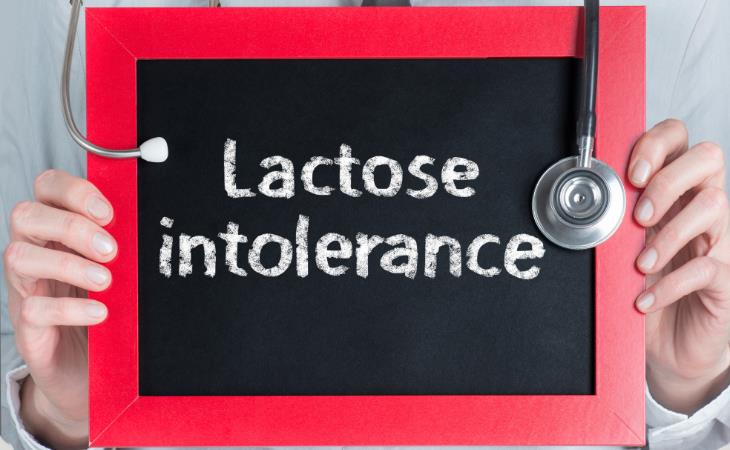 Mitos Sobre La Intolerancia a La Lactosa, letrero intolerancia a la lactosa