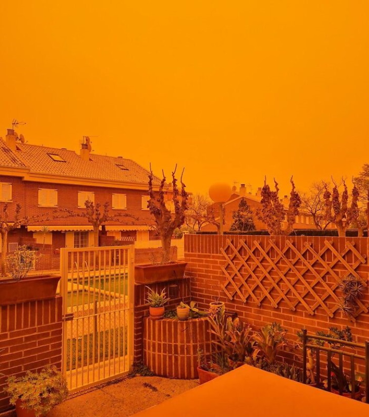 Naturaleza extrema, polvo del Sahara