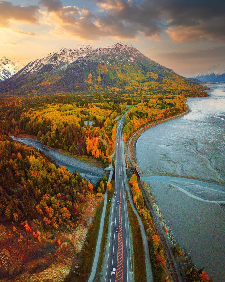 La Belleza De Alaska, carretera
