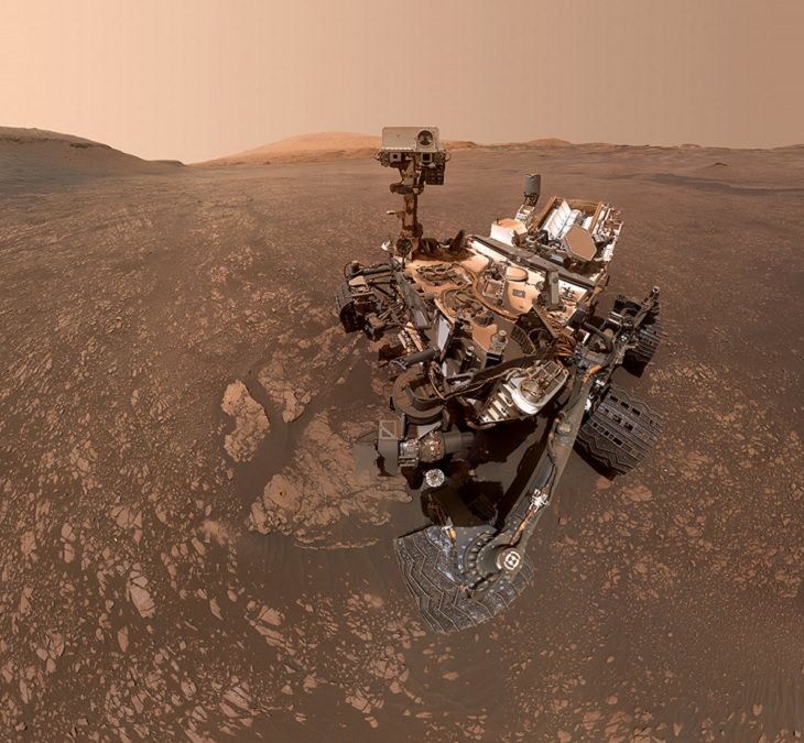 Imágenes Del Espacio, Una selfie tomada por el rover Curiosity Mars