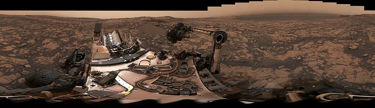Imágenes Del Espacio, Panorámica de 360 ​​grados de Vera Rubin Ridge en Marte