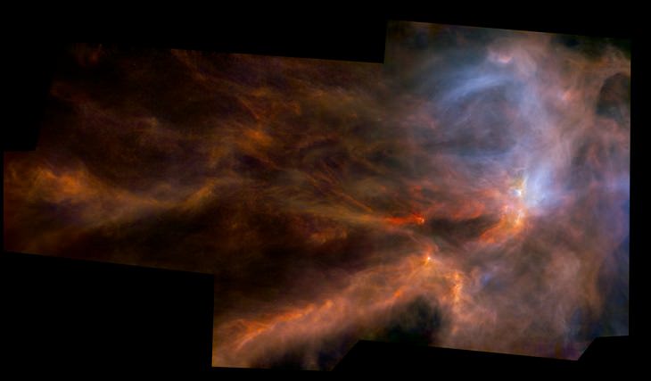  Imágenes Del Espacio, Imagen de Rho Ophiuchi, un vivero estelar masivo